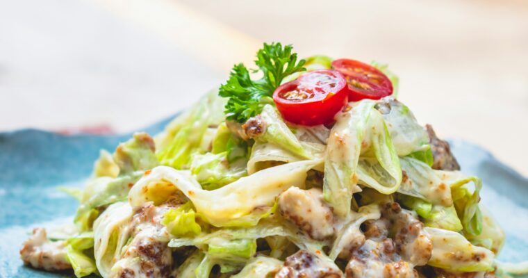 Healthy Big Mac Salad with Chicken: A Guilt-Free Fast-Food Fix