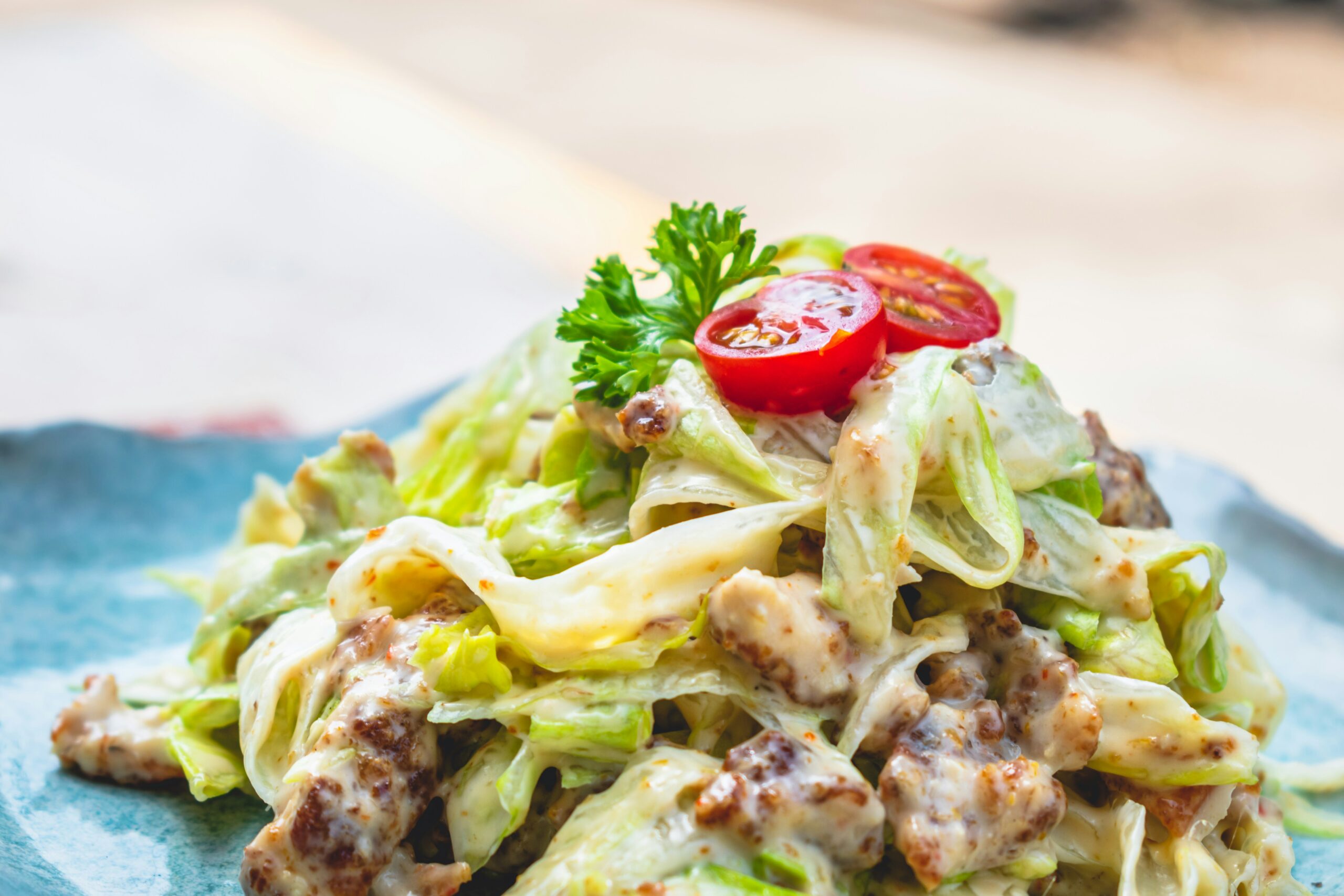 Healthy Big Mac Salad with Chicken: A Guilt-Free Fast-Food Fix